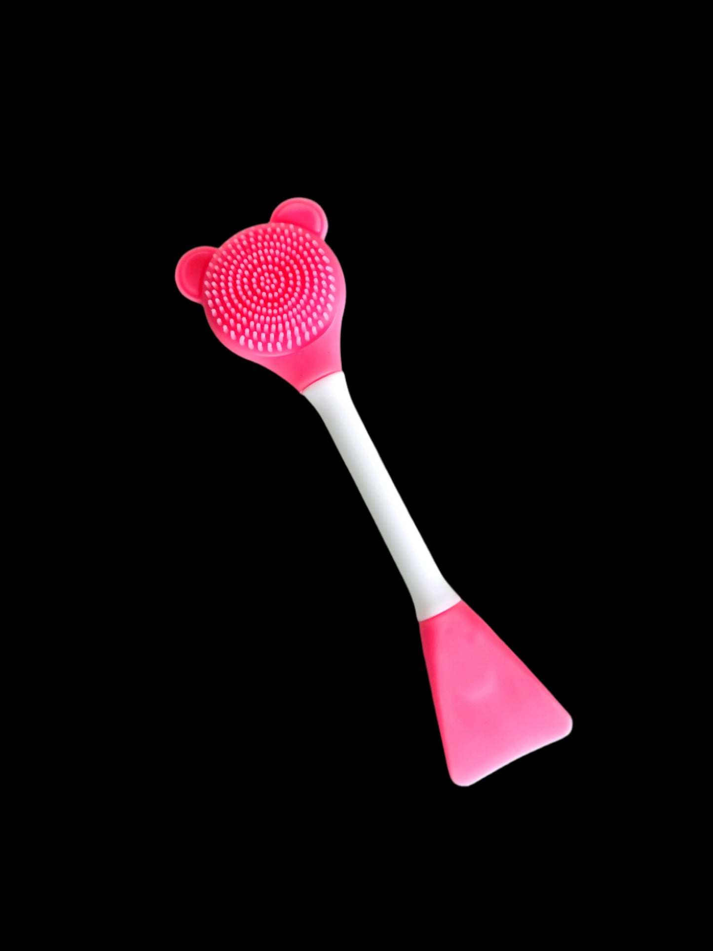 silicone bear mask applicator & brush 🐻🩷
