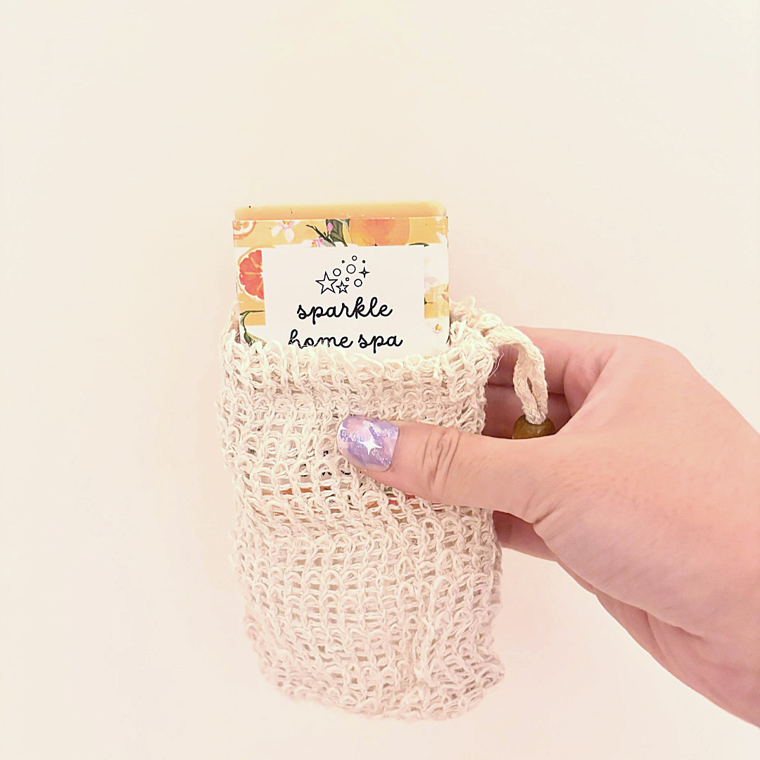 sisal soap bag 🧼🌿