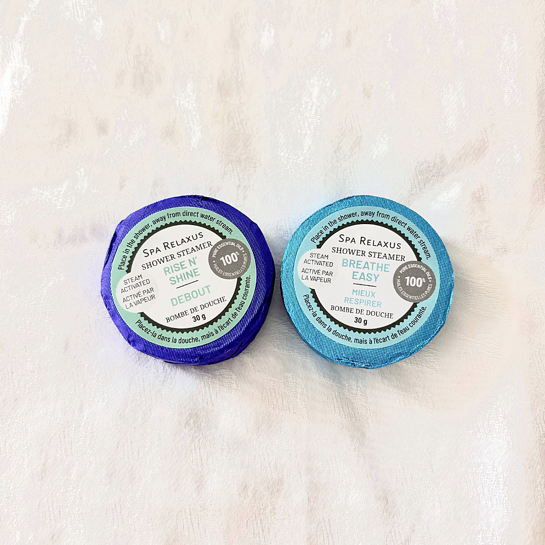 aromatherapy shower steamers (2-pack) ππ©΅